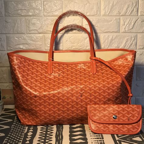 goyard orange tote price